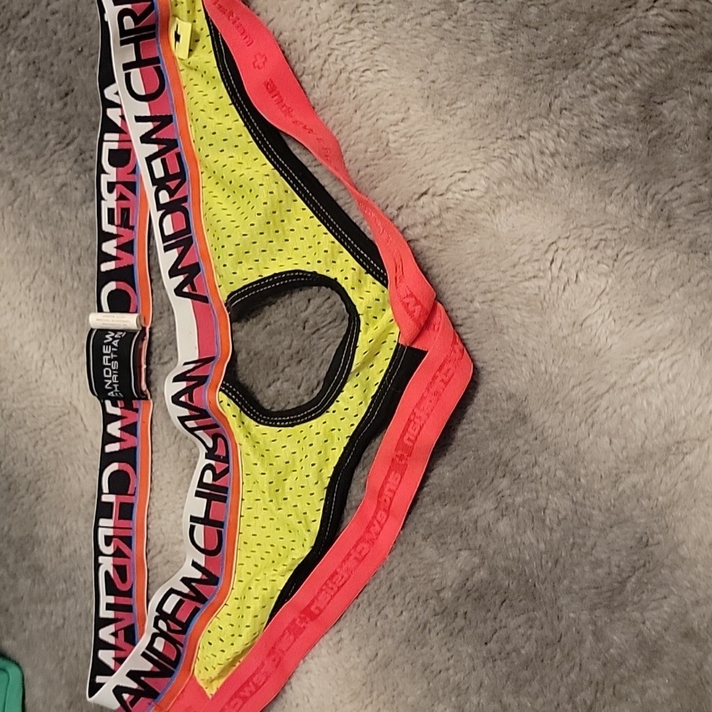 Andrew Christian size XL open pouch Jock Strap